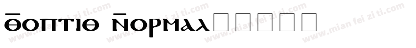 Coptic Normal字体转换